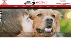 Desktop Screenshot of maxfund.org